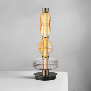 28" LED Gunmetal Table Lamp