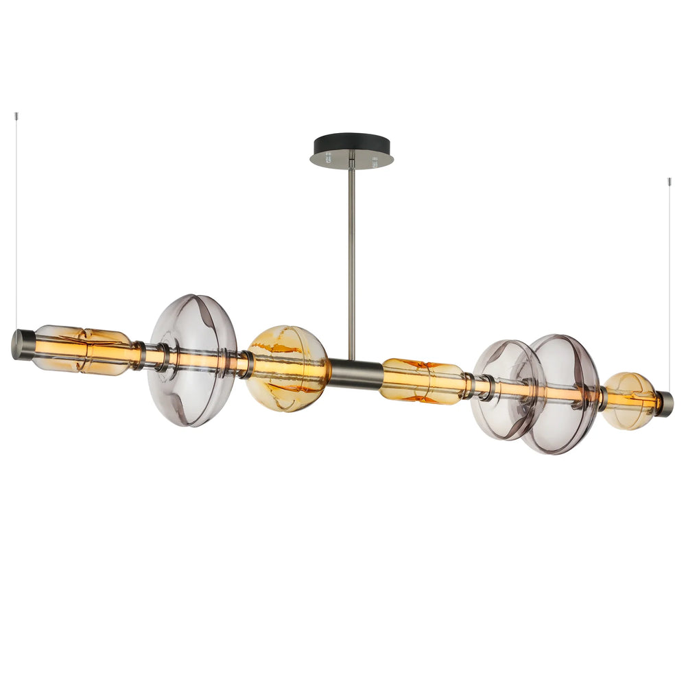 LED Horizontal Gunmetal Pendant