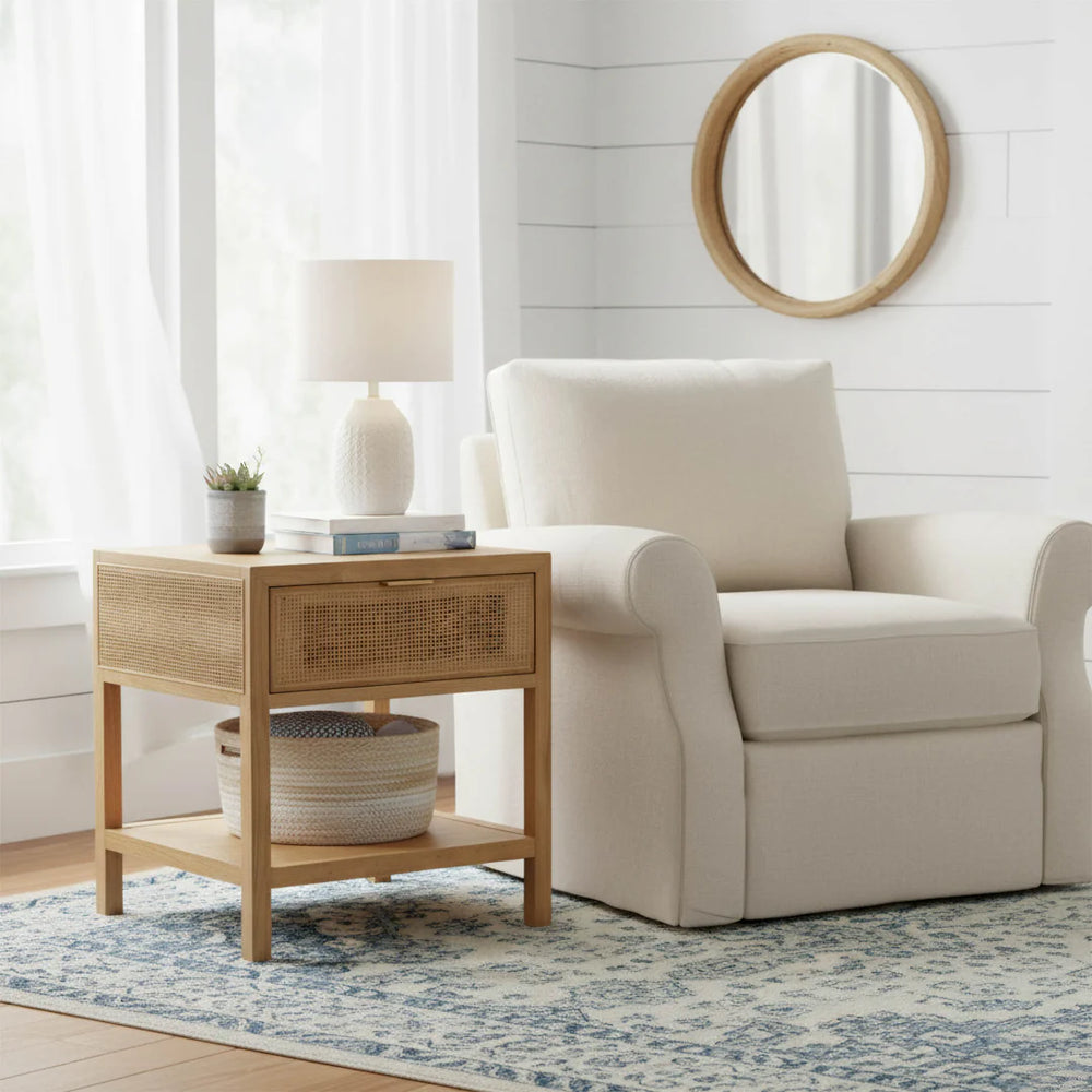Rattan Side Table - Natural